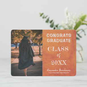 Gratulation Graduate Announcement Card Einladung