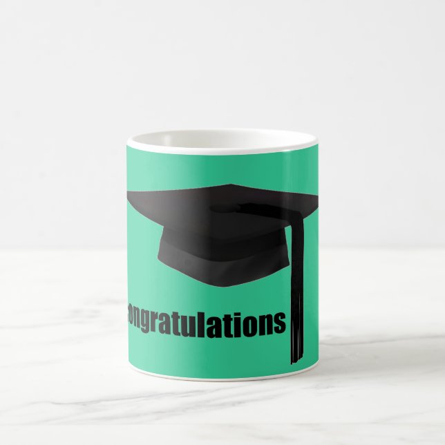 Gratulation Graduation Cap Kaffeetasse (Mittel)
