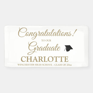 Gratulation Graduierung des Textes des benutzerdef Banner