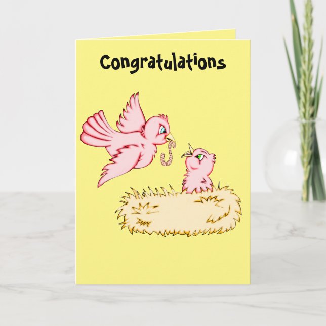 Gratulation Neue Baby Grußkarte Karte (Vorderseite)