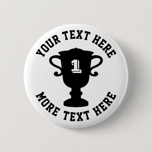 Gratulation Pokal 1. Platz Preis Button