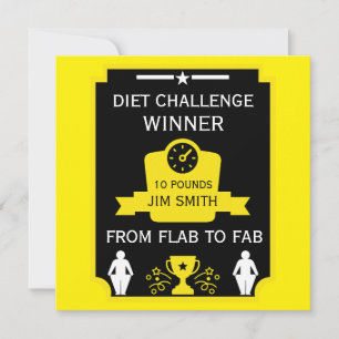 Gratulation zum Gewichtsverlust Karte