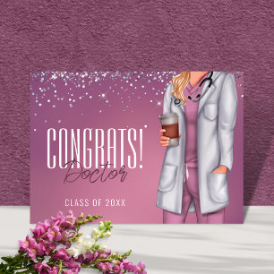 Gratulation zur bestandenen Approbation als Arzt G Karte