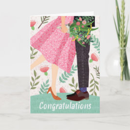 Gratulation zur Hochzeit Grußkarte Karte