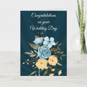 Gratulation zur Hochzeit Karte