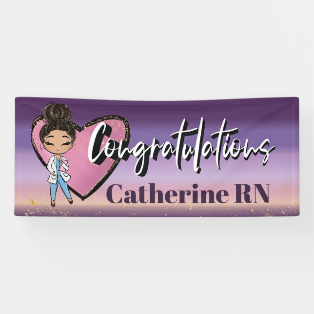 Gratulationis Nursing School Nurse Banner (Horizontal)