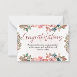 Gratulations-Einladungskarte zur Feier Mitteilungskarte