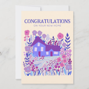 GRATULATIONS New Zuhause Housewarming Farmhouse Karte