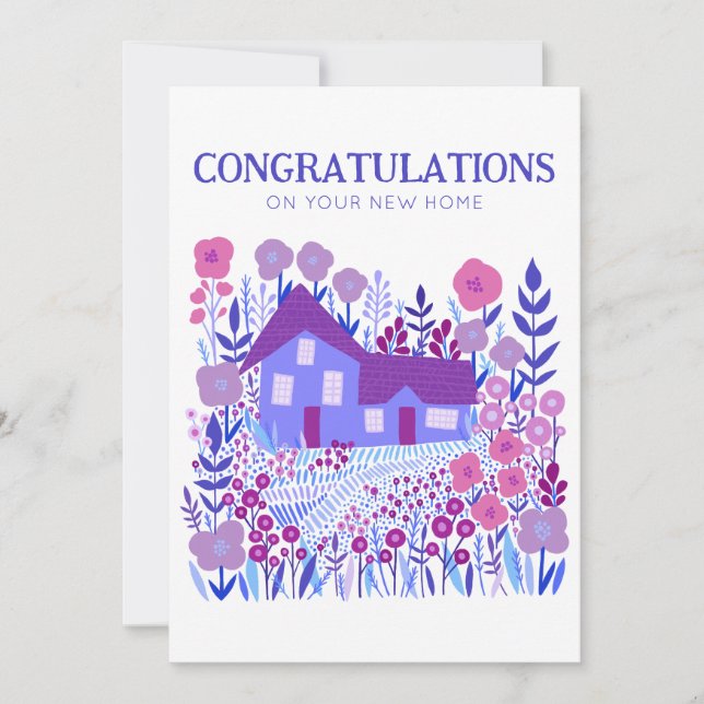 GRATULATIONS New Zuhause Housewarming Farmhouse Karte (Vorderseite)