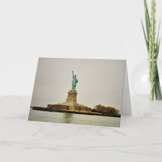 Gratulationskarte "Ellis Island" Karte (Vorderseite)