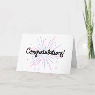 Gratulationskarte Karte