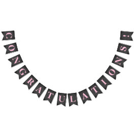 GRATULIERBARE GRATULIERUNGEN! Simuliertes Chalkboa Wimpelkette