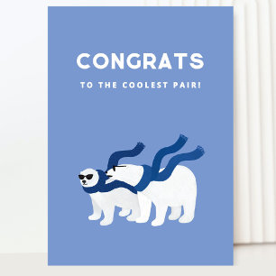 Gratuliere Coole Eisbären Karte