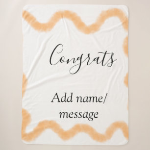 Gratuliere orange Spirale spanische Grenze Boho Re Sherpadecke