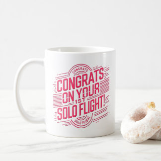 Gratuliere zum 1. Alleinflug-Kaffeebecher Kaffeetasse