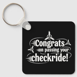 Gratuliere zum bestandenen Checkride! Schlüsselanhänger