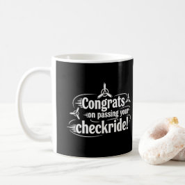 Gratuliere zur bestandenen Flugprüfung! Kaffeetasse