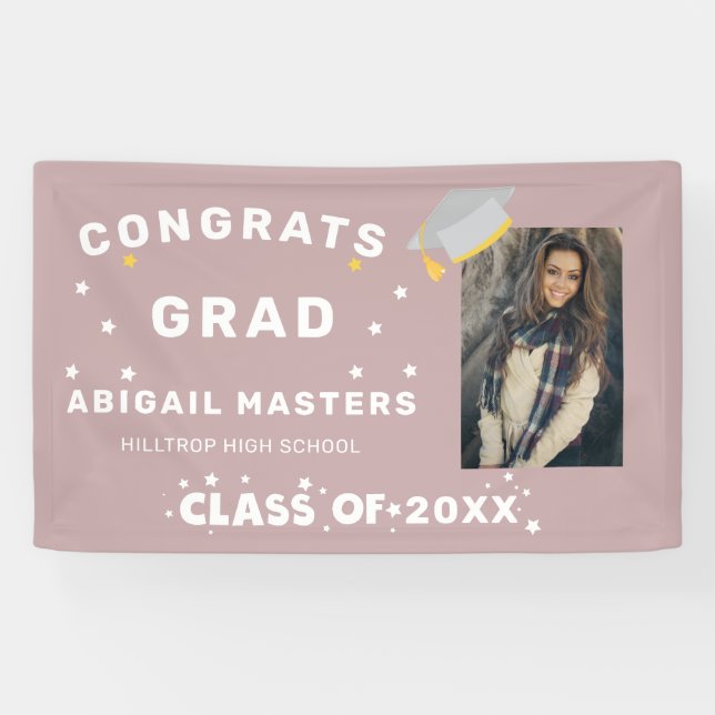 gratulieren grad stars Foto Party-Banner Banner (Horizontal)