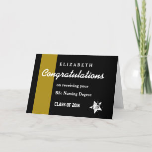 GRATULILATIONEN für die Pflege des Grades Gold Str Karte