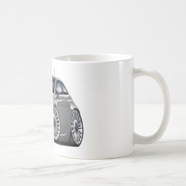 Grau-Auto Fiats 500 Kaffeetasse (Rechts)