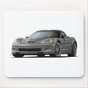 Grau-Auto Korvette ZR1 Mousepad