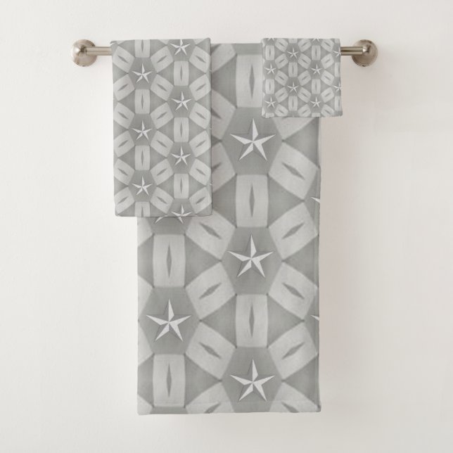 Grau Badezimmer Handtuch Sets (Insitu)