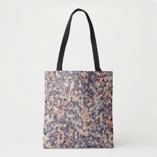grau, beige geometrisch tasche (Vorderseite)