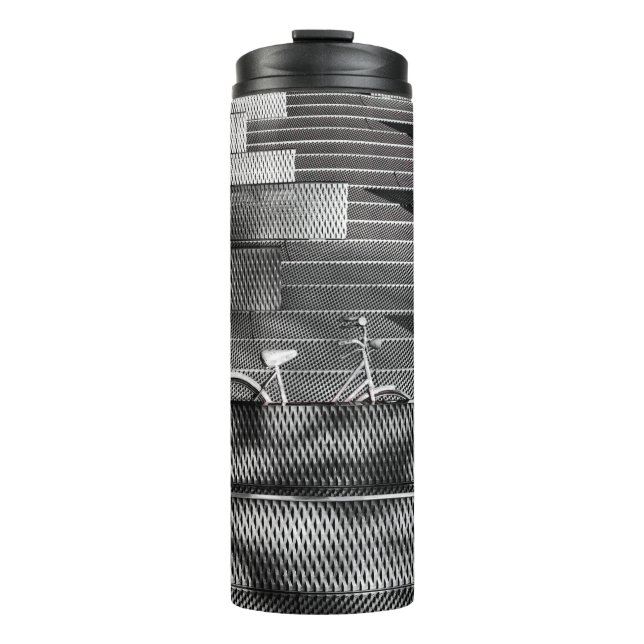 GRAU BICYCLE THERMOSBECHER (Vorderseite)