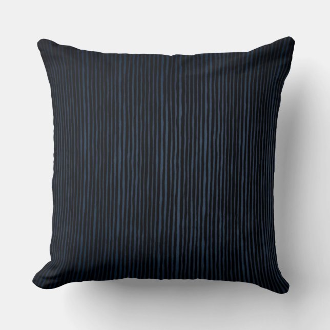 Grau Black Kissen (Vorderseite)
