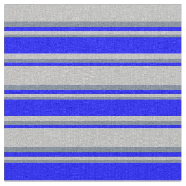 Grau, Blau und Schiefergraue Linien Stoff (Nahaufnahme)