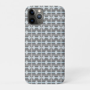 Grau-Blaue geometrische Formen Case-Mate iPhone Hülle