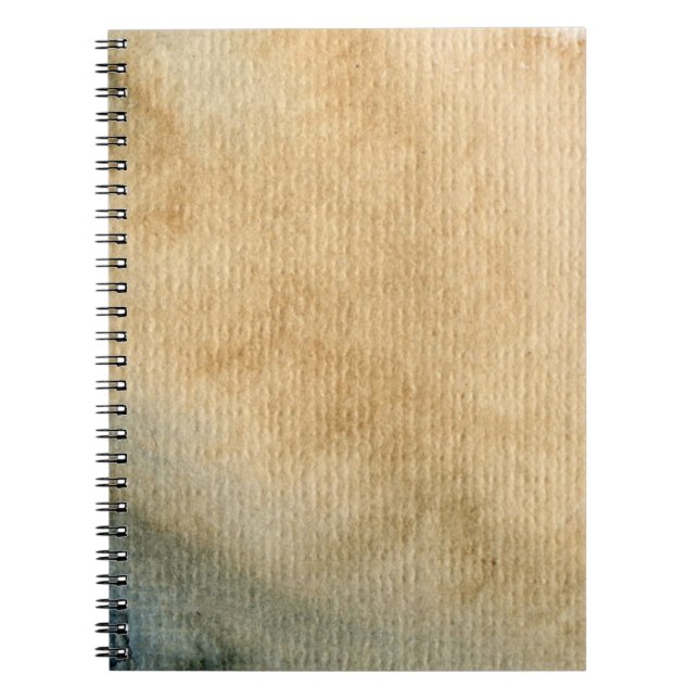 grau-blaues Hintergrund-Aquarell 7 Notizblock (Vorderseite)