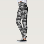 Grau Camouflage Cats Muster Grau Kitty Cats Camouf Leggings<br><div class="desc">Cat Lover's Leggings.Graues Tarnmuster mit niedlichen,  lustigen und coolen Katzen und Kätzchen. Diese grauen Camouflage Katzen Leggings machen ein lustiges felines Modestatement.</div>