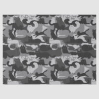 Grau Camouflage Cats Muster Grau Kitty Cats Camouf