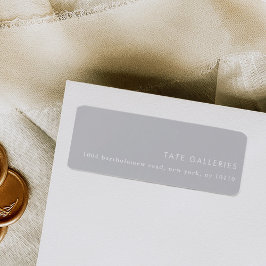 Grau Chic Modernes Minimalistisches Rücksendesiege