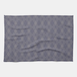 Grau, cool, trendy, einfach, modern, zackförmig geschirrtuch