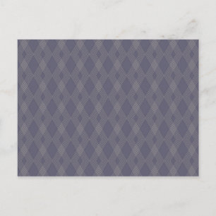 Grau, cool, trendy, einfach, modern, zackförmig postkarte