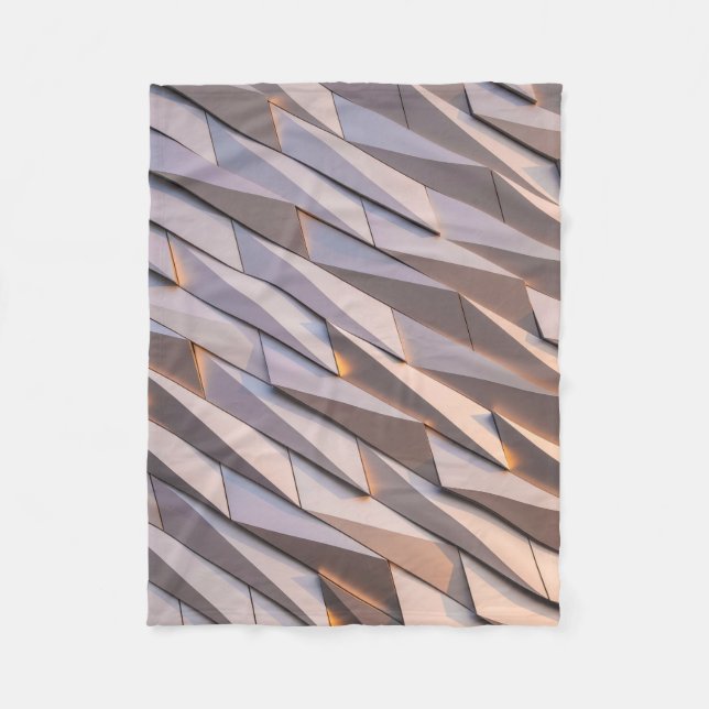 Grau digital fleecedecke (Vorderseite)