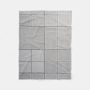 Grau digital fleecedecke