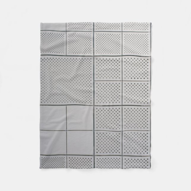 Grau digital fleecedecke (Vorderseite)