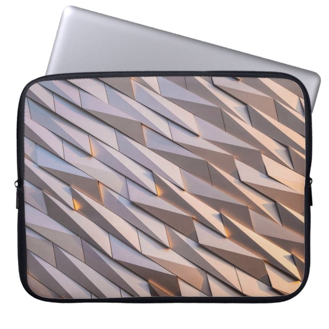 Grau digital laptopschutzhülle (Vorderseite)