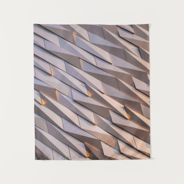 Grau digital wandteppich (Vorderseite)