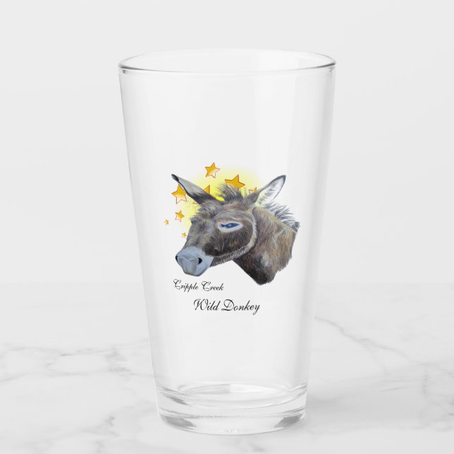 Grau Donkey von der Cripple Creek ist ein Star Glas (Vorderseite)