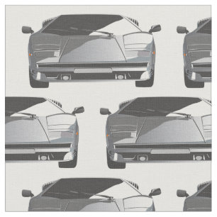 Grau-Exotic-Car-Fabrik Stoff