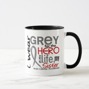 Grau für meinen Schwester-Hirntumor des Held-2 Tasse