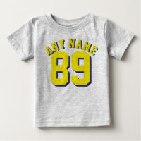 Grau & Gelb Baby | Sports Jersey Design