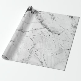 Grau "Granite Haze Whorl" Marmor Texture Wrapping Geschenkpapier