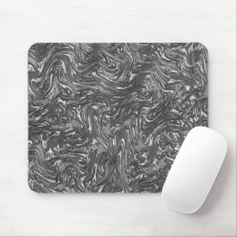 Grau-Graphit gebogene grobe Textur Mousepad