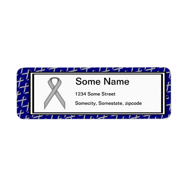 Grau / Grau Standard Ribbon von Kenneth Yoncich (Vorne)