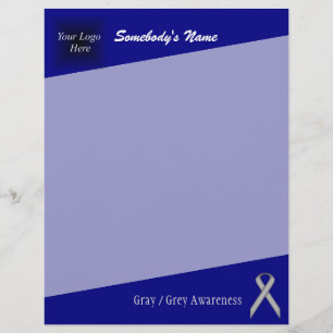 Grau / Grau Standard Ribbon von Kenneth Yoncich